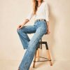 Appliqué High-Rise Wide-Leg Jeans