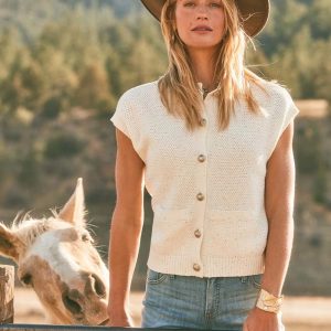Button-Up Sweater Vest
