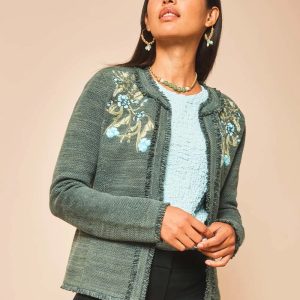 Embroidered Cotton-Blend Jacket