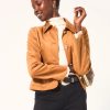 Suede Cropped Jacket