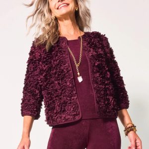 Travelers™ Collection Textured Rosette Jacket