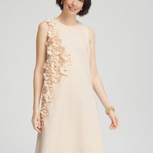 Appliqué Ponte Knit Dress