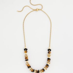 Adjustable Beaded Short Necklace