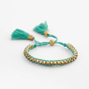 Adjustable Thread Wrapped Bracelet