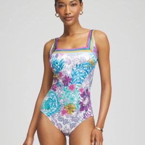 Gottex Bali Square Neck One Piece