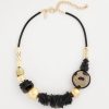Black & Gold Short Necklace
