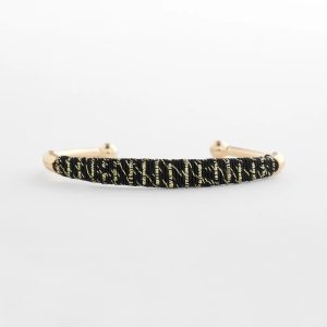 Thread Wrapped Cuff Bracelet