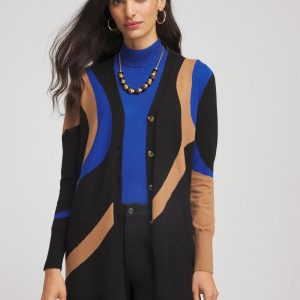 Ella Colorblock Cardigan Sweater