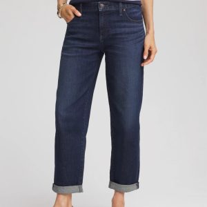 Cropped Boyfriend Jeans