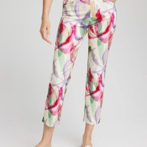 Petite Brigitte™ Slub Slim Cropped Pants