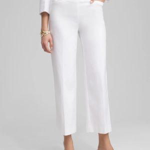 Petite Brigitte Wide Leg Cropped Pants