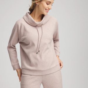 Zenergy® Brushed Cowlneck Pullover