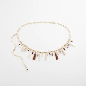 Novelty Beaded Chain Belt