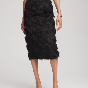 Chevron Fringe Party Skirt