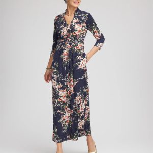 Knit Pleated Maxi Dress
