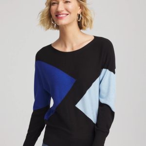 Ella Dolman Intarsia Pullover Sweater