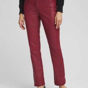 Girlfriend Coated Slim Leg  Jeans