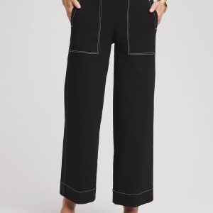 Brigitte™ Utility Wide-Leg Cropped Pants