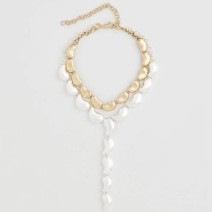 Convertible Mixed-Metals Y-Necklace