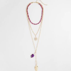 Amethyst Convertible Multi-Layer Necklace