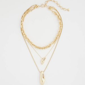Convertible Three-Strand Pendant Necklace