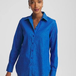 No Iron™ Jacquard Animal Motif Shirt