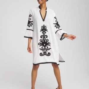 Embroidered Beach Swimsuit Cover Up