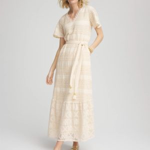 Crochet-Lace Maxi Dress