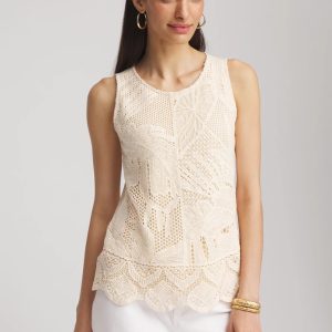 Island Crochet Lace Tank