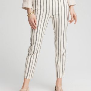 Brigitte™ Slub Striped Cropped Pants