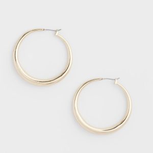 Cassie Gold-Tone Hoop Earrings