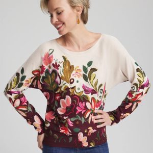 Ella Dolman Chianti Pullover Sweater