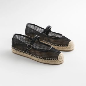 Eliana Mesh Mary Jane Espadrille