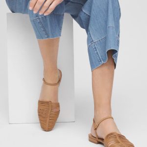 Woven Slingback Sandals