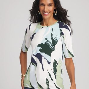 Touch of Cool™ Elbow-Sleeve Perfect Tee