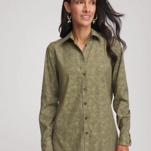 No Iron™ Jacquard Shirt