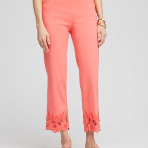 Brigitte™ Cutout Pull-On Cropped Pants
