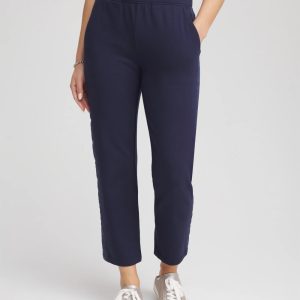 Zenergy® French Terry & Chambray Tapered Pants
