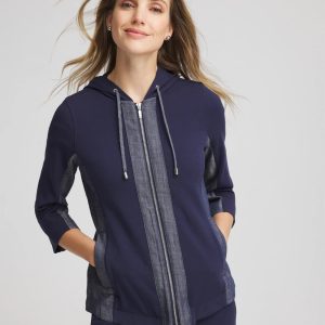 Zenergy® French Terry & Chambray Jacket