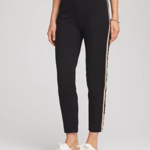 Zenergy® Lattice-Trim Ankle Pants