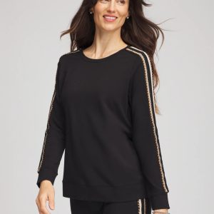 Zenergy® Lattice-Trim Pullover Top