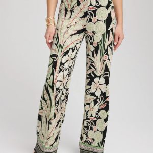 Petite Travelers™ Island-Motif Palazzo Pants