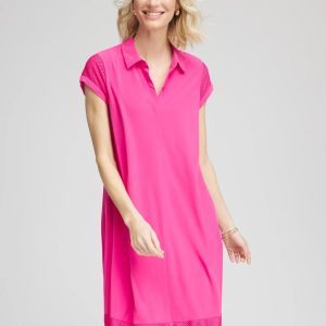 Zenergy® UPF Mesh-Trim Bungee Dress