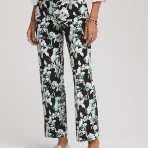Floral Emme Straight Ankle Pants
