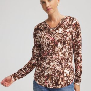 Touch of Cool™ Cowlneck Tee