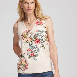 Ella Printed Sweater Tank
