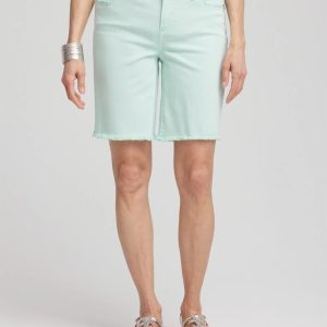 Girlfriend Fray Hem Shorts