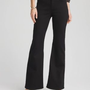 Girlfriend Flared-Leg Jeans
