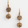 Gold Antique Drop Earrings