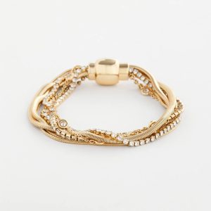 Goldtone Multistrand Bracelet